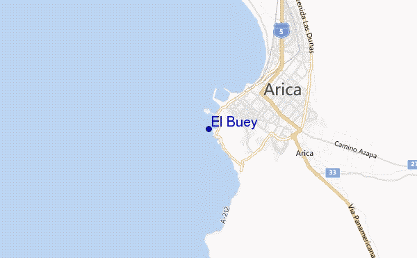 mapa de ubicación de El Buey