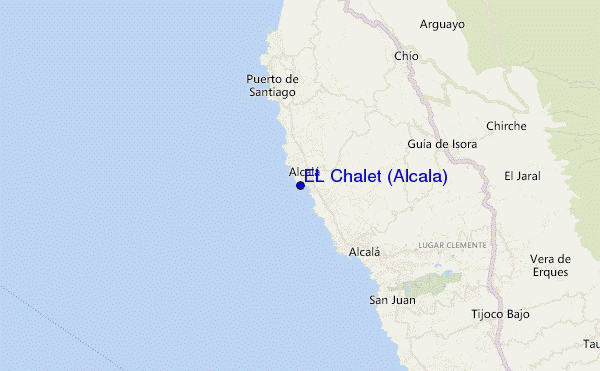 mapa de ubicación de EL Chalet (Alcala)
