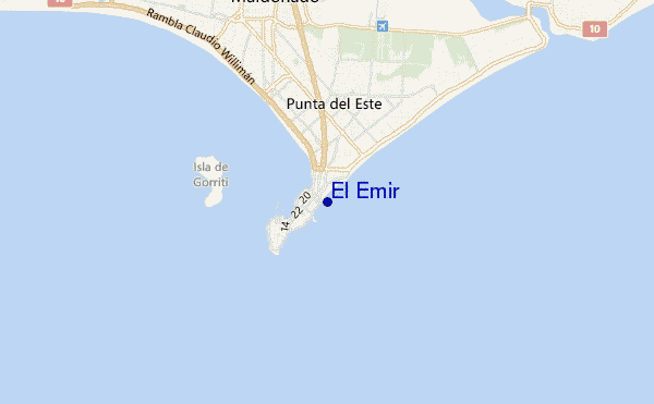 mapa de ubicación de El Emir