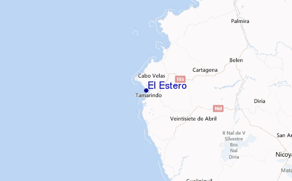 El Estero Location Map