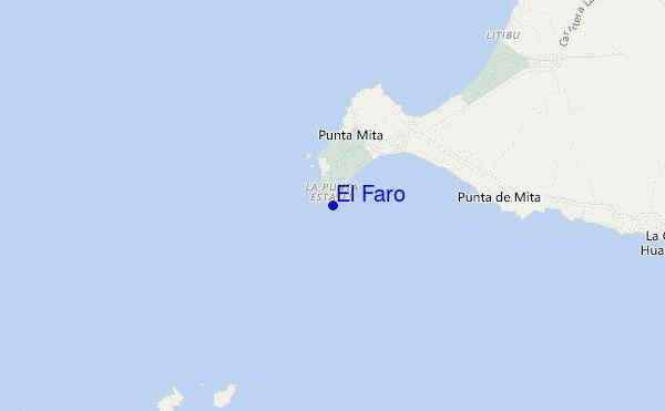 mapa de ubicación de El Faro