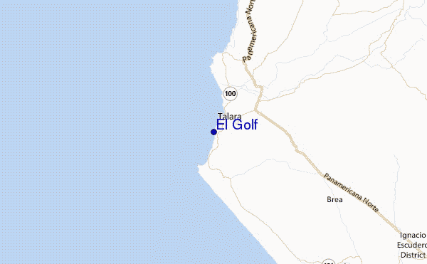 El Golf Location Map