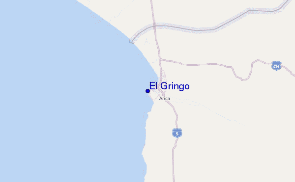 El Gringo Location Map