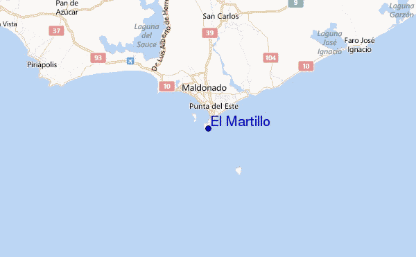 El Martillo Location Map