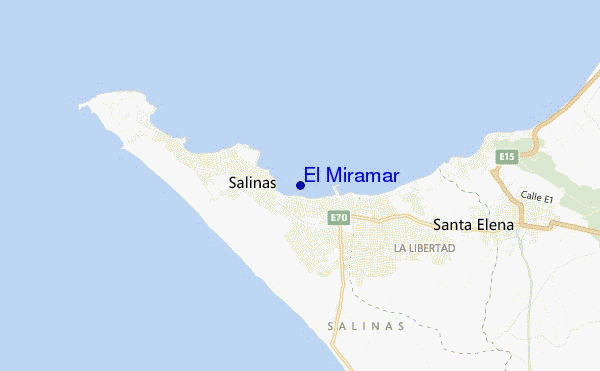 mapa de ubicación de El Miramar
