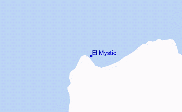 mapa de ubicación de El Mystic