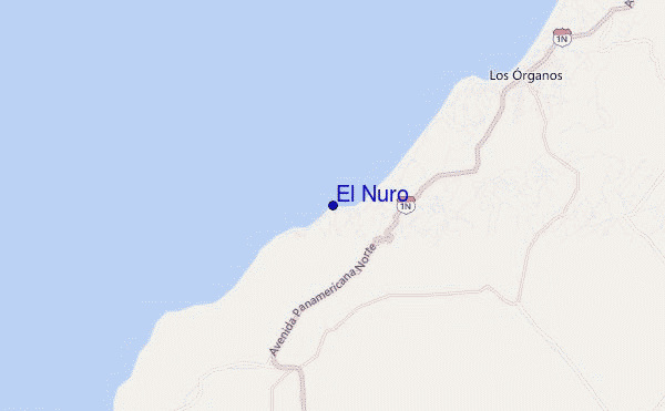 mapa de ubicación de El Ñuro