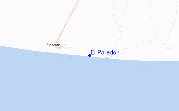 mapa de ubicación de El Paredon