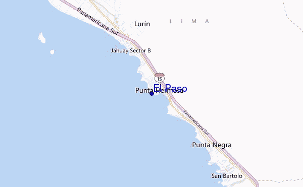 mapa de ubicación de El Paso