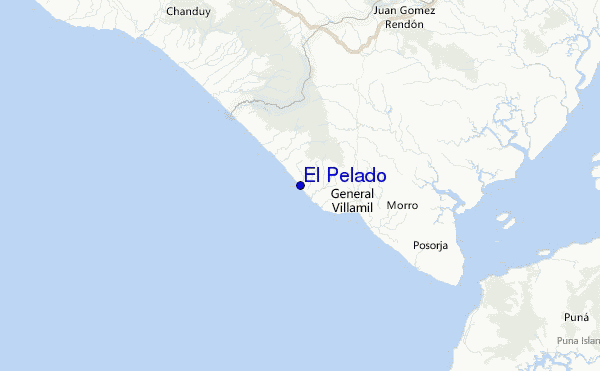 El Pelado Location Map