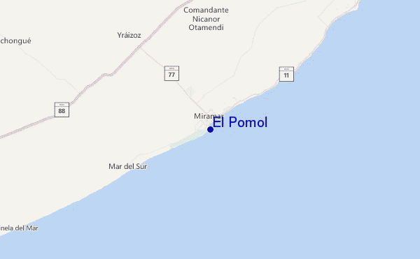 El Pomol Location Map