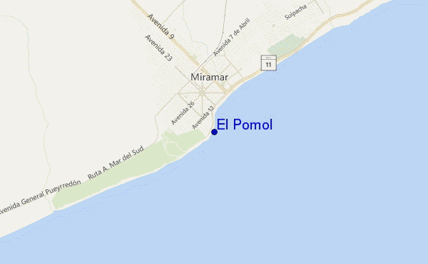 mapa de ubicación de El Pomol