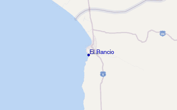 El Rancio Location Map