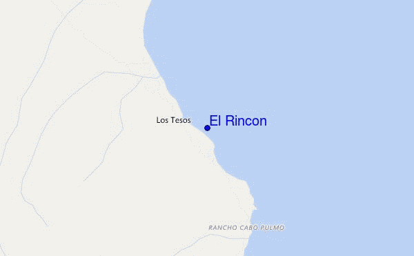 mapa de ubicación de El Rincon