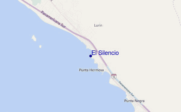 mapa de ubicación de El Silencio