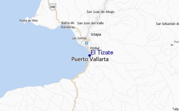 El Tizate Location Map