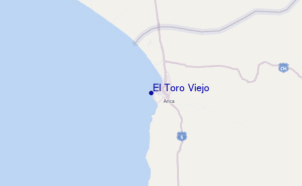 El Toro Viejo Location Map