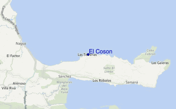 El Coson Location Map