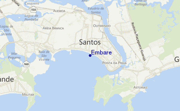 mapa de ubicación de Embare