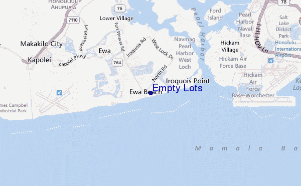 mapa de ubicación de Empty Lots