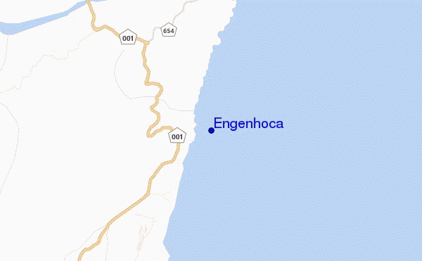 mapa de ubicación de Engenhoca