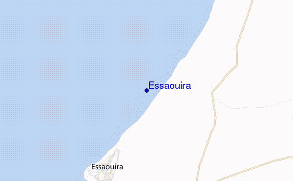 mapa de ubicación de Essaouira