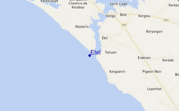 mapa de ubicación de Etel