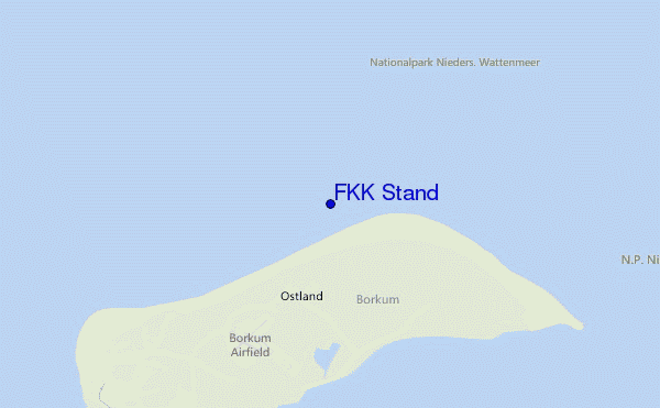 mapa de ubicación de FKK Stand