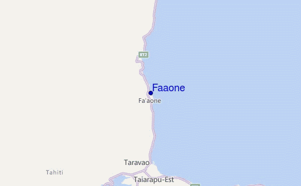 mapa de ubicación de Faaone