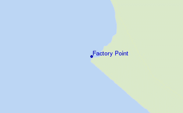mapa de ubicación de Factory Point