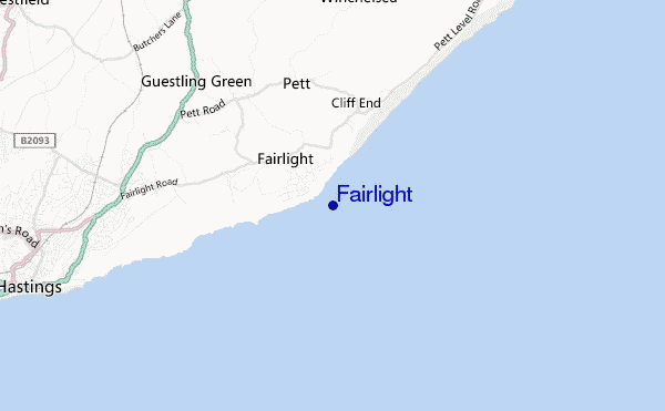 mapa de ubicación de Fairlight