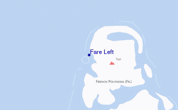 mapa de ubicación de Fare Left