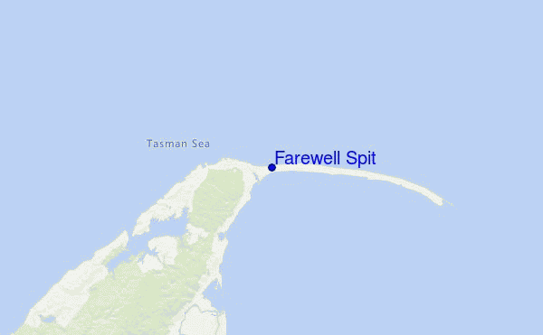 Farewell Spit Location Map