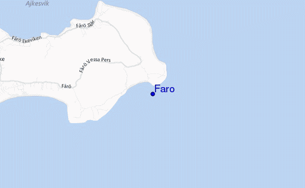 mapa de ubicación de Faro