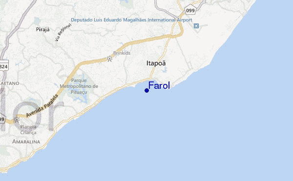 mapa de ubicación de Farol