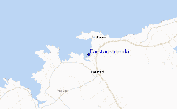 mapa de ubicación de Farstadstranda