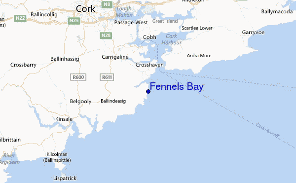 Fennels Bay Location Map