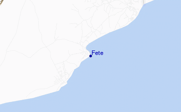mapa de ubicación de Fete