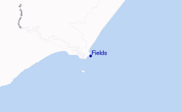 mapa de ubicación de Fields