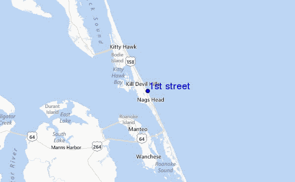 1st street Location Map