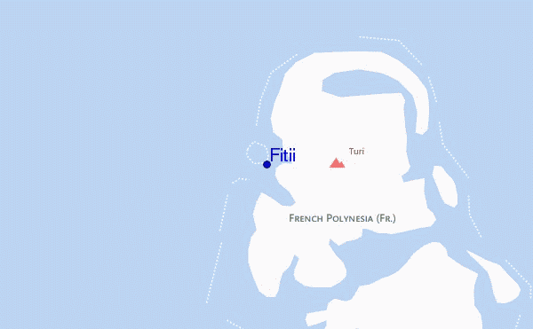 mapa de ubicación de Fitii