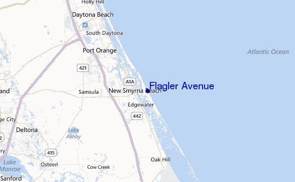 Flagler Avenue Location Map