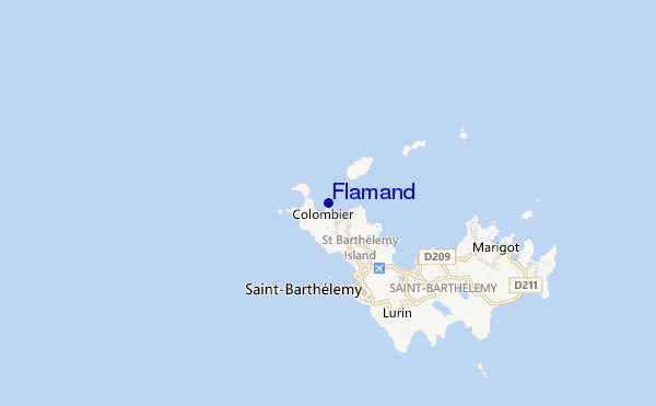 mapa de ubicación de Flamand