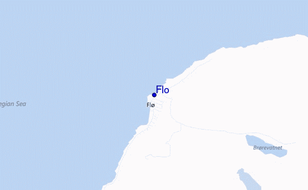 mapa de ubicación de Flo