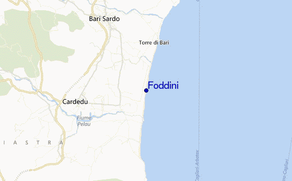 mapa de ubicación de Foddini