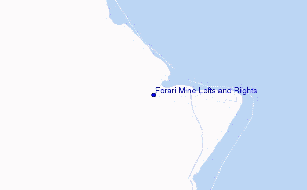 mapa de ubicación de Forari Mine Lefts and Rights