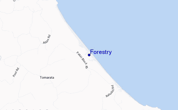 mapa de ubicación de Forestry