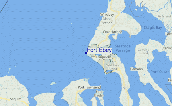 Fort. Ebey Location Map