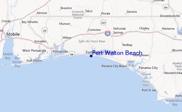 Fort Walton Beach Previsiones De Olas E Boletin De Surf Florida