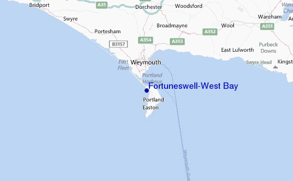 Fortuneswell/West Bay Location Map